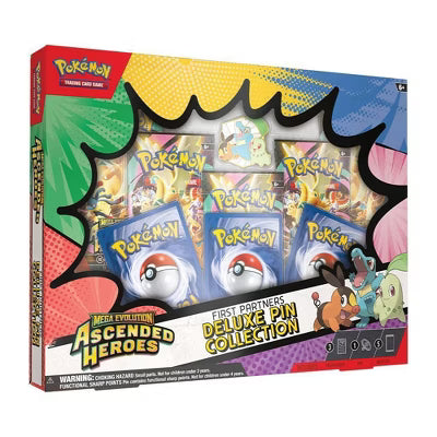 Pokémon - Trading Card Game: Mega Evolution Ascended Heroes First Partners Deluxe Pin Collection