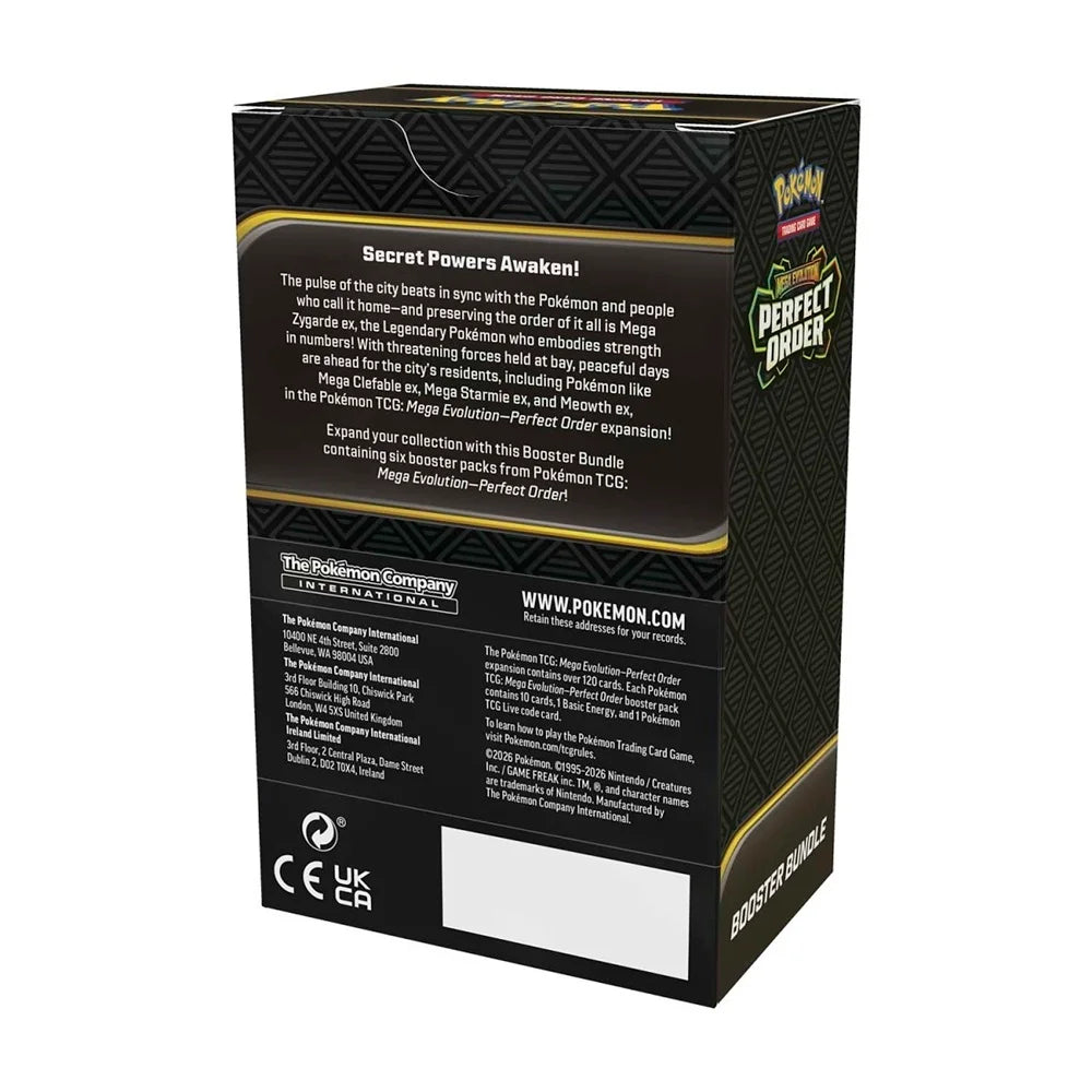 Pokémon TCG: Mega Evolution-Perfect Order Booster Bundle (6 Packs)