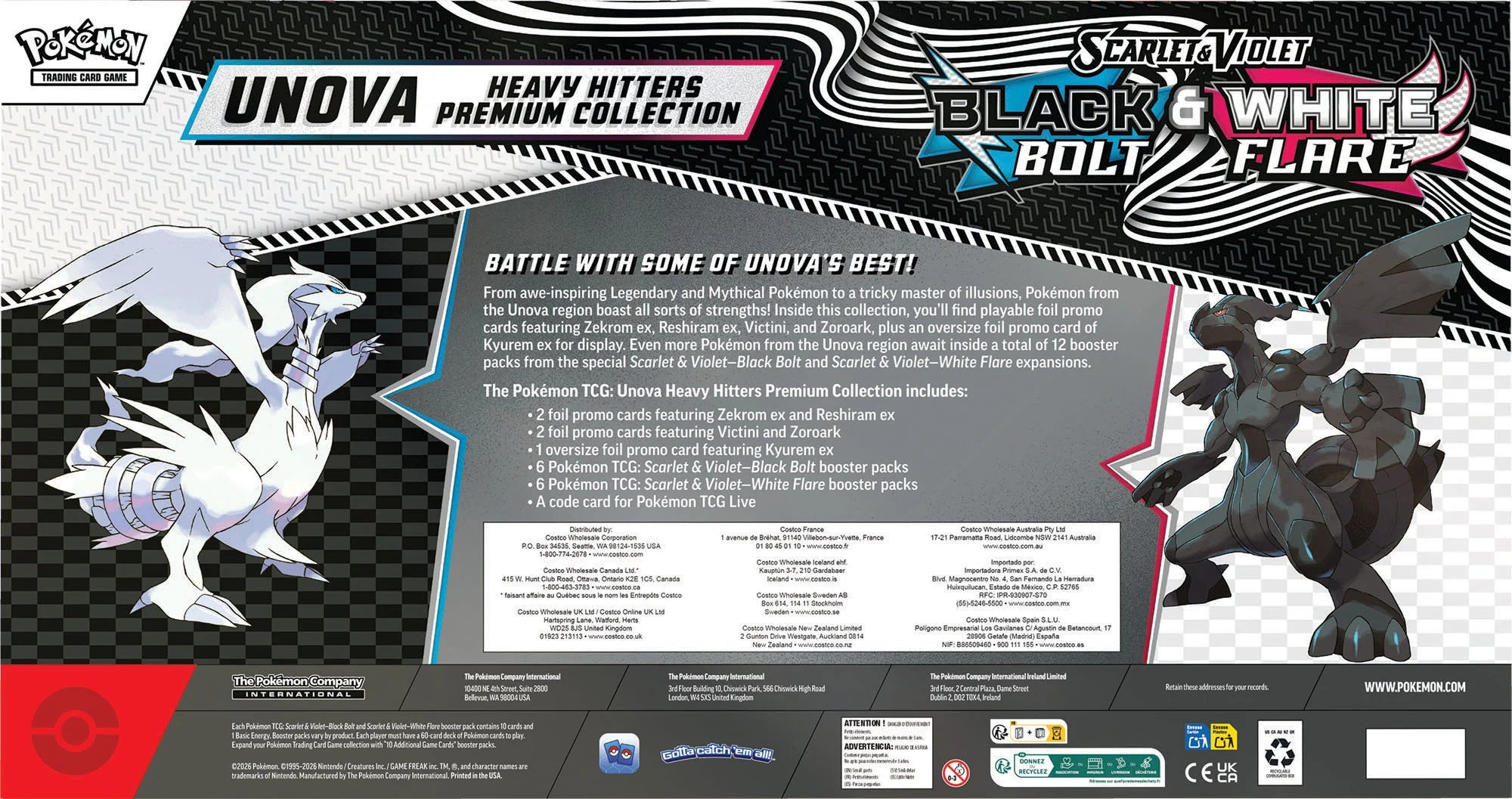 Pokémon – Trading Card Game: Unova Heavy Hitters Premium Collection
